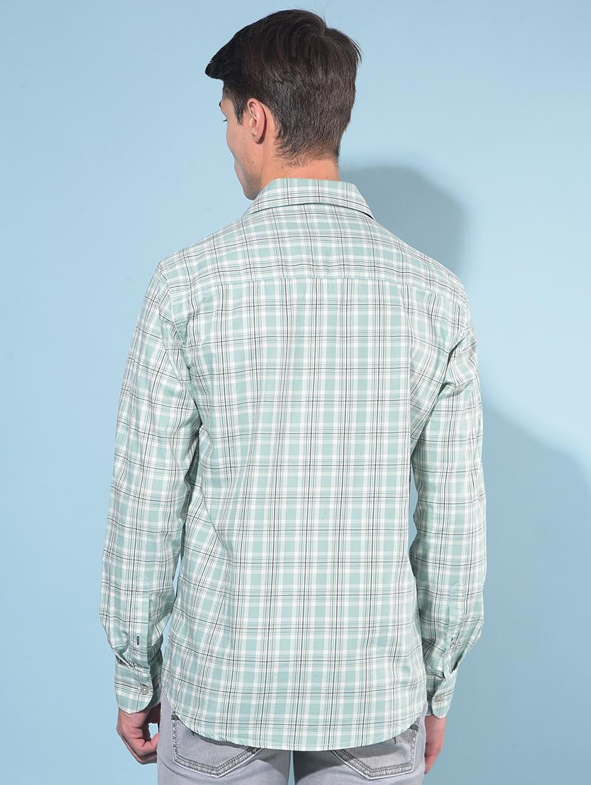 men collared long sleeve casual shirt - 21142672 - Standard Image - 2
