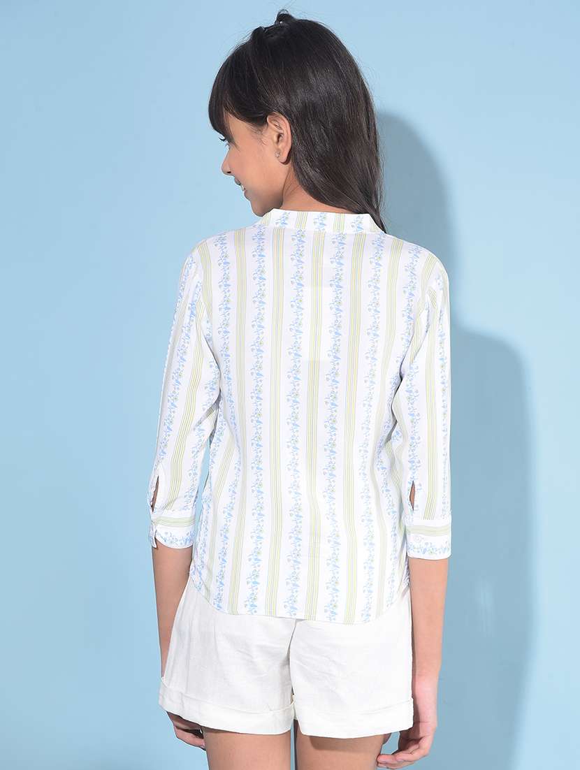 white floral printed top - 21142790 -  Standard Image - 2