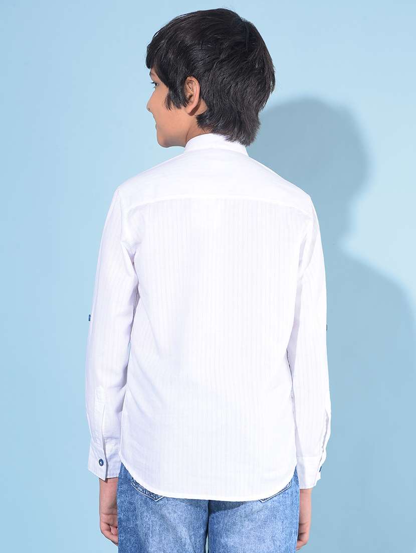 white self design kurta  - 21142826 -  Standard Image - 2