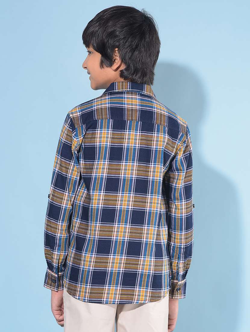 boys checkered cotton shirt - 21142830 -  Standard Image - 2