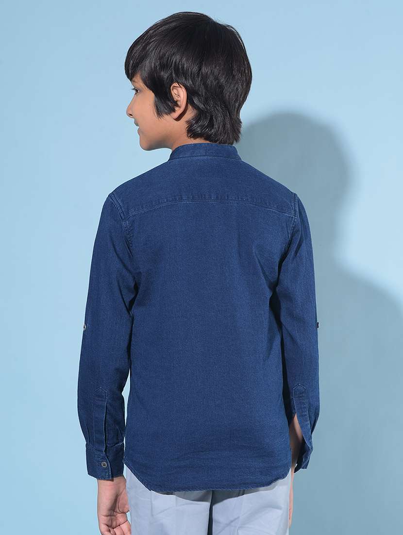 blue cotton shirt - 21142831 -  Standard Image - 2