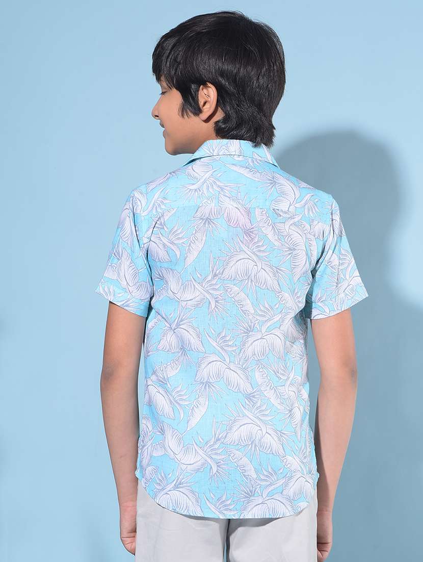 turquoise viscose shirt - 21142838 -  Standard Image - 2