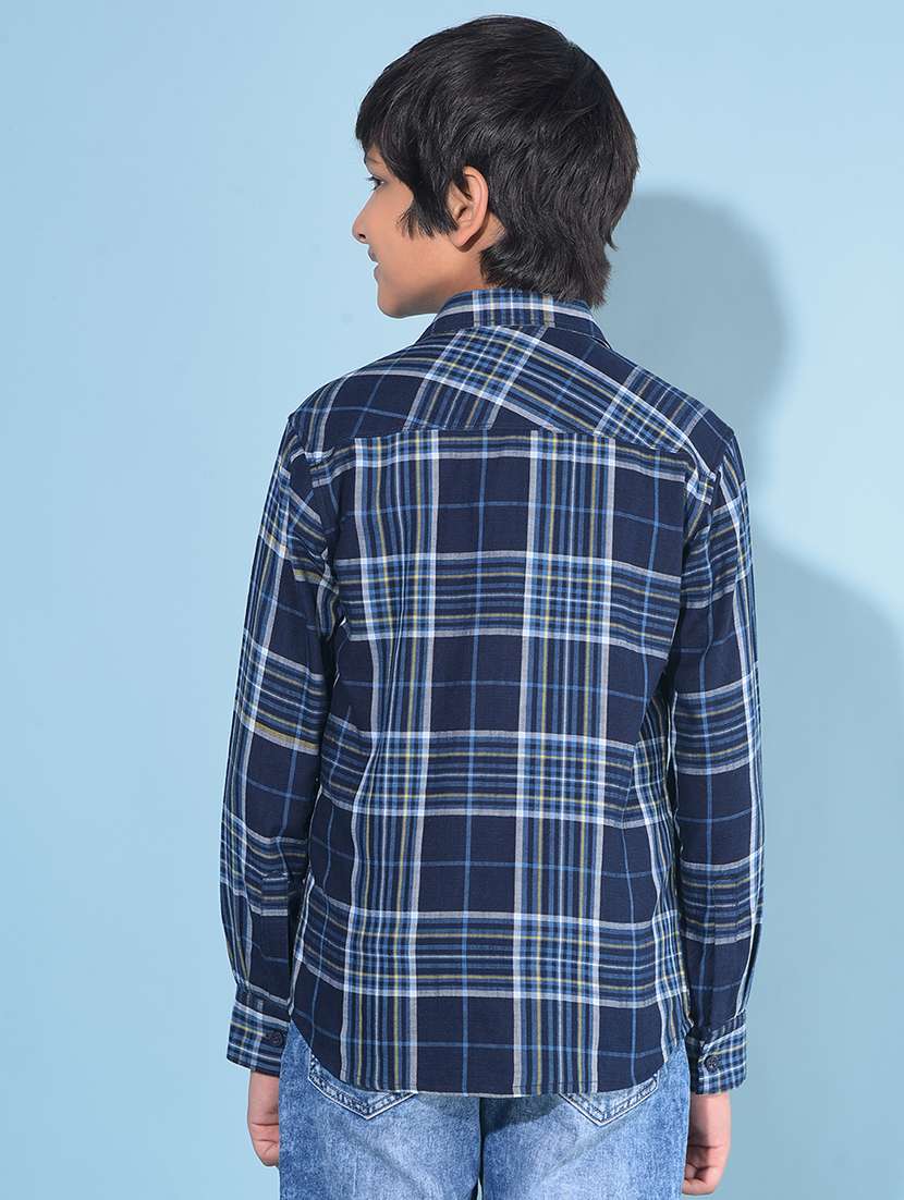 boys checkered cotton shirt - 21142847 -  Standard Image - 2