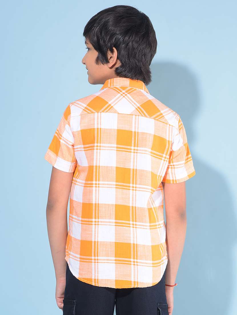 boys checkered cotton shirt - 21142850 -  Standard Image - 2