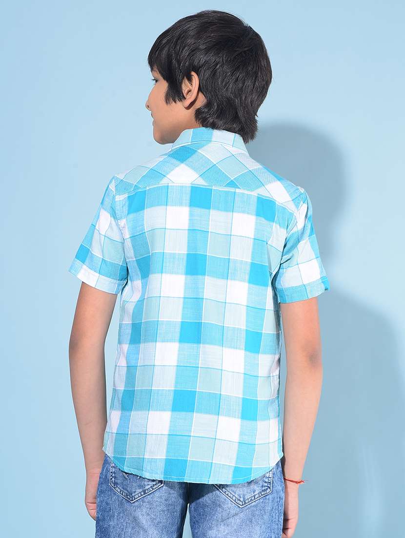 boys checkered cotton shirt - 21142851 -  Standard Image - 2