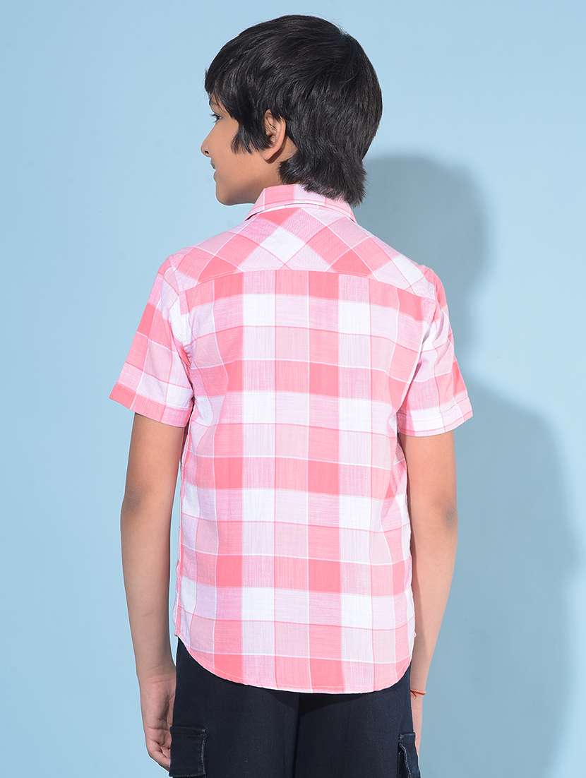 boys checkered cotton shirt - 21142852 -  Standard Image - 2