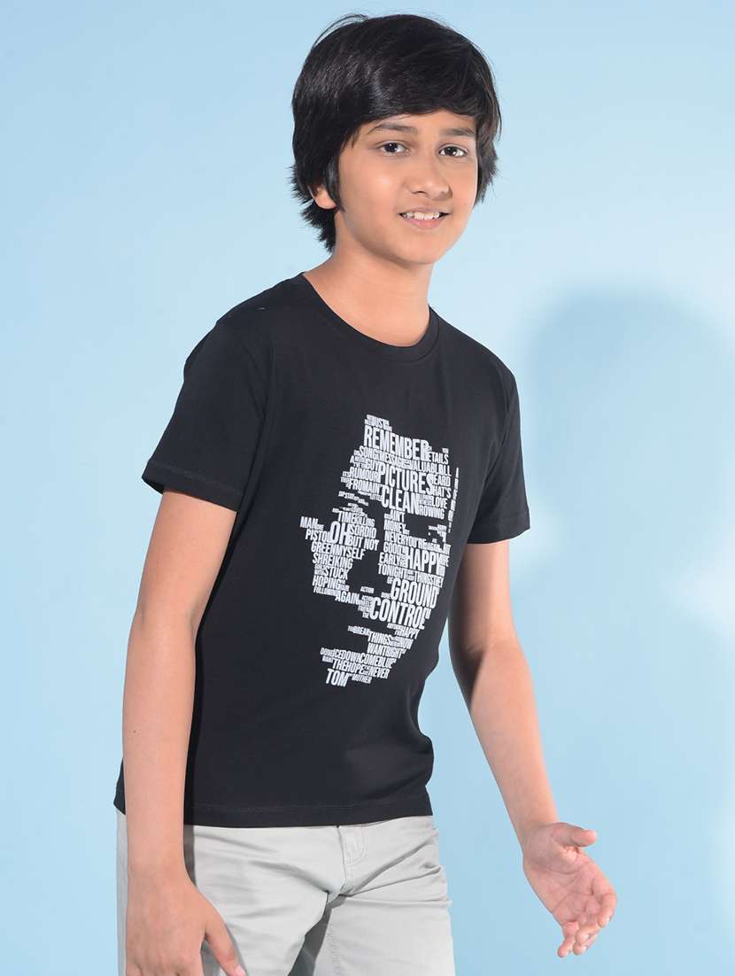 black cotton tshirt