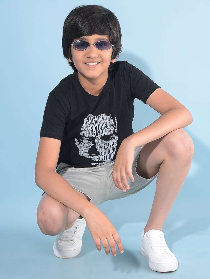 black cotton tshirt - 21142870 -  Standard Image - 2