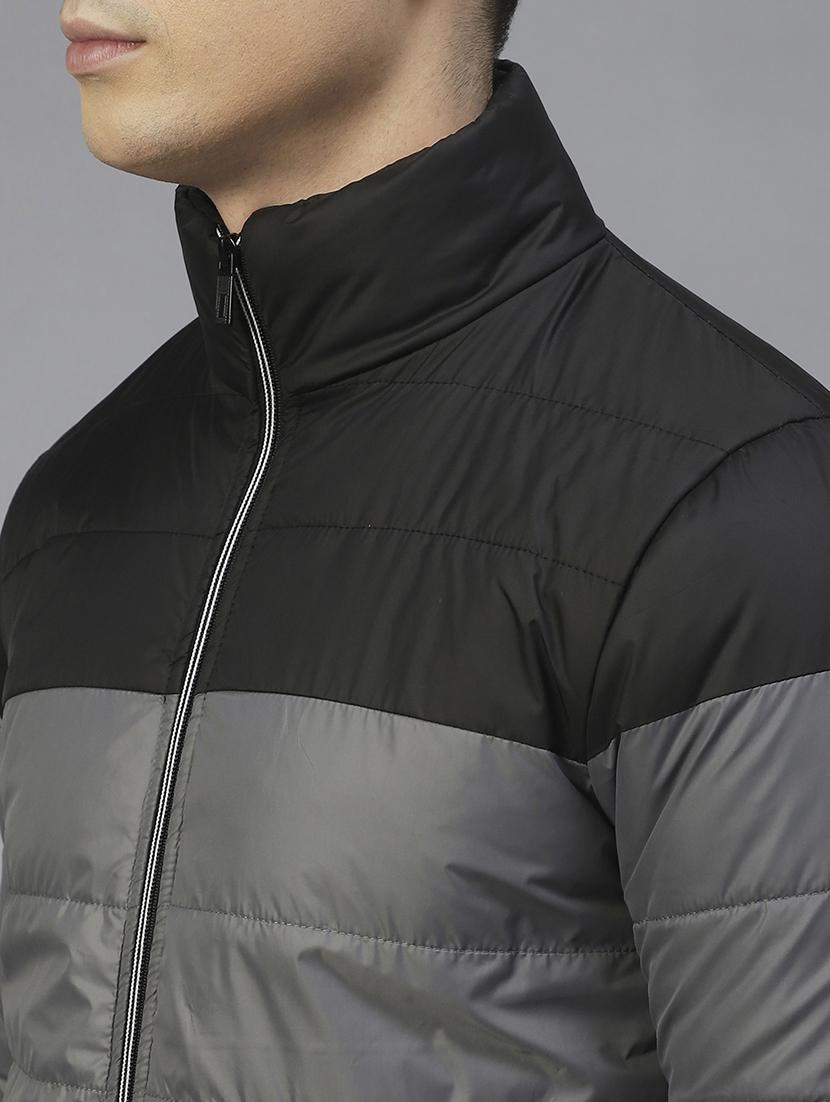 men color block quilted jacket - 21143609 - Standard Image - 7