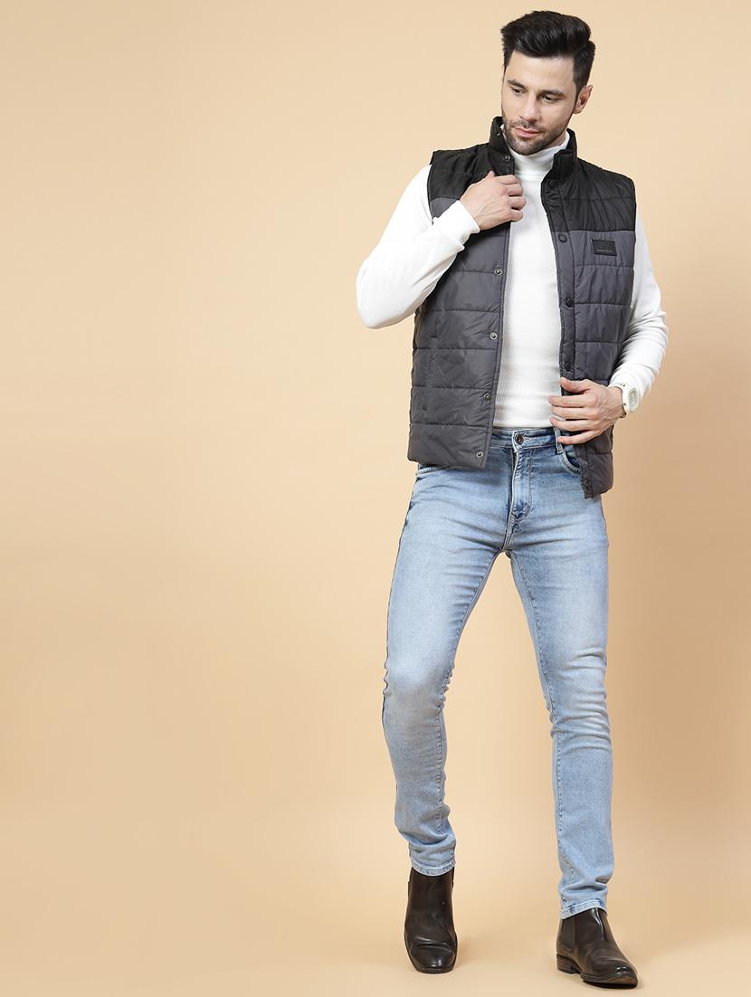 men color block quilted jacket - 21143618 - Standard Image - 7