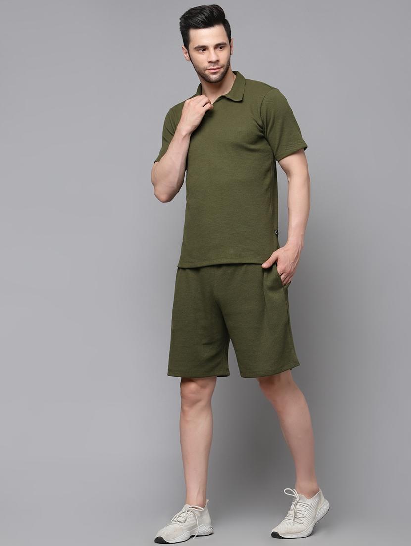 olive cotton blend coord set - 21143648 - Standard Image - 2