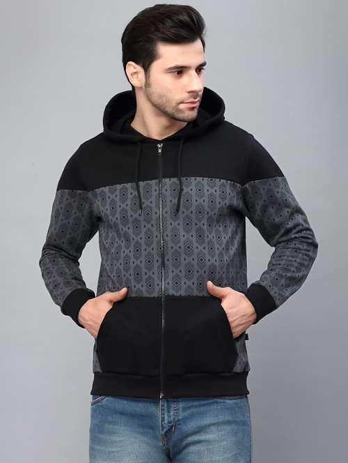 grey fleece casual jacket - 21143681 -  Standard Image - 0