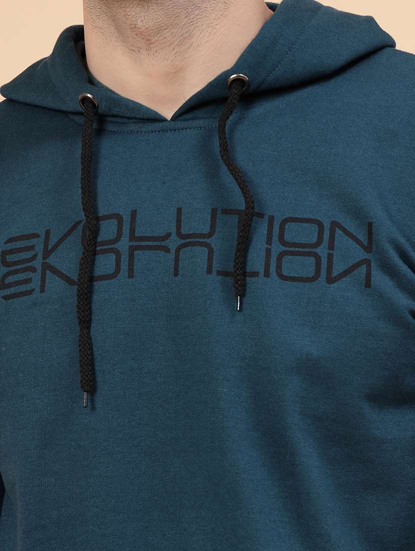 men printed hood neck sweatshirt - 21143692 -  Standard Image - 7