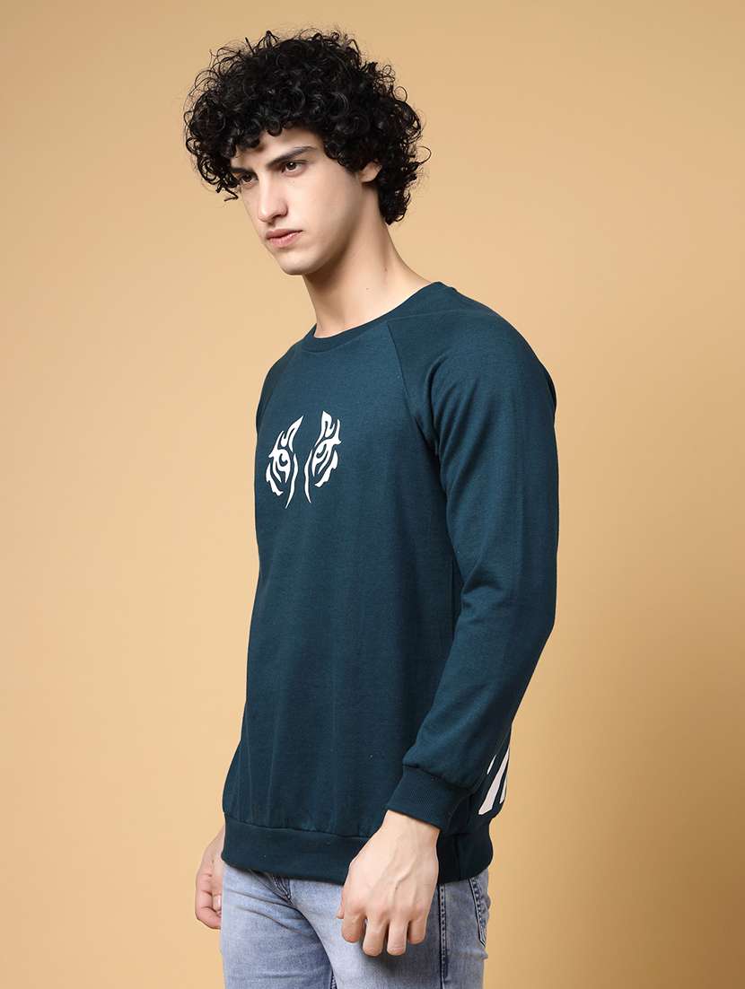 men long sleeves front & back print sweatshirt - 21143722 - Standard Image - 2
