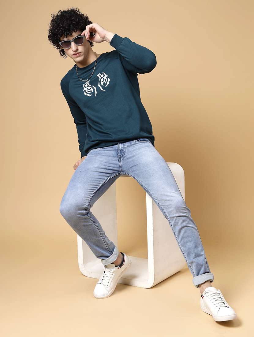 men long sleeves front & back print sweatshirt - 21143722 - Standard Image - 7