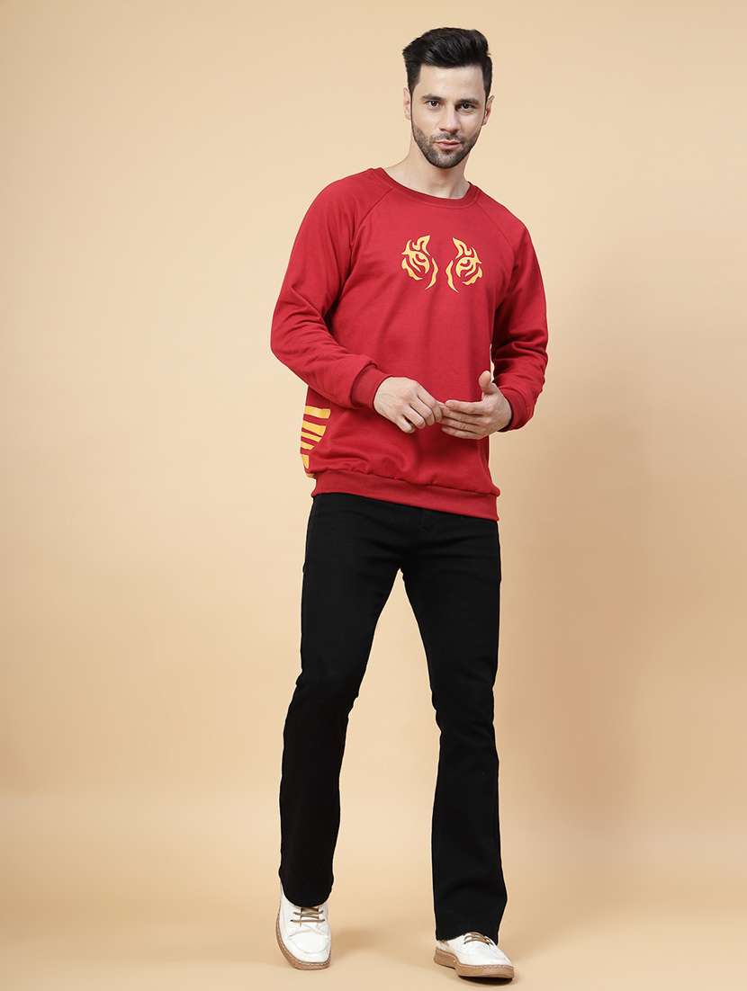 men long sleeves front & back print sweatshirt - 21143723 - Standard Image - 7