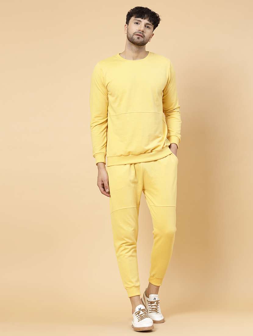 men regular fit full length track suit