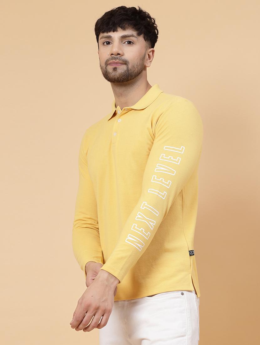 yellow cotton plain tshirt - 21143770 - Standard Image - 2