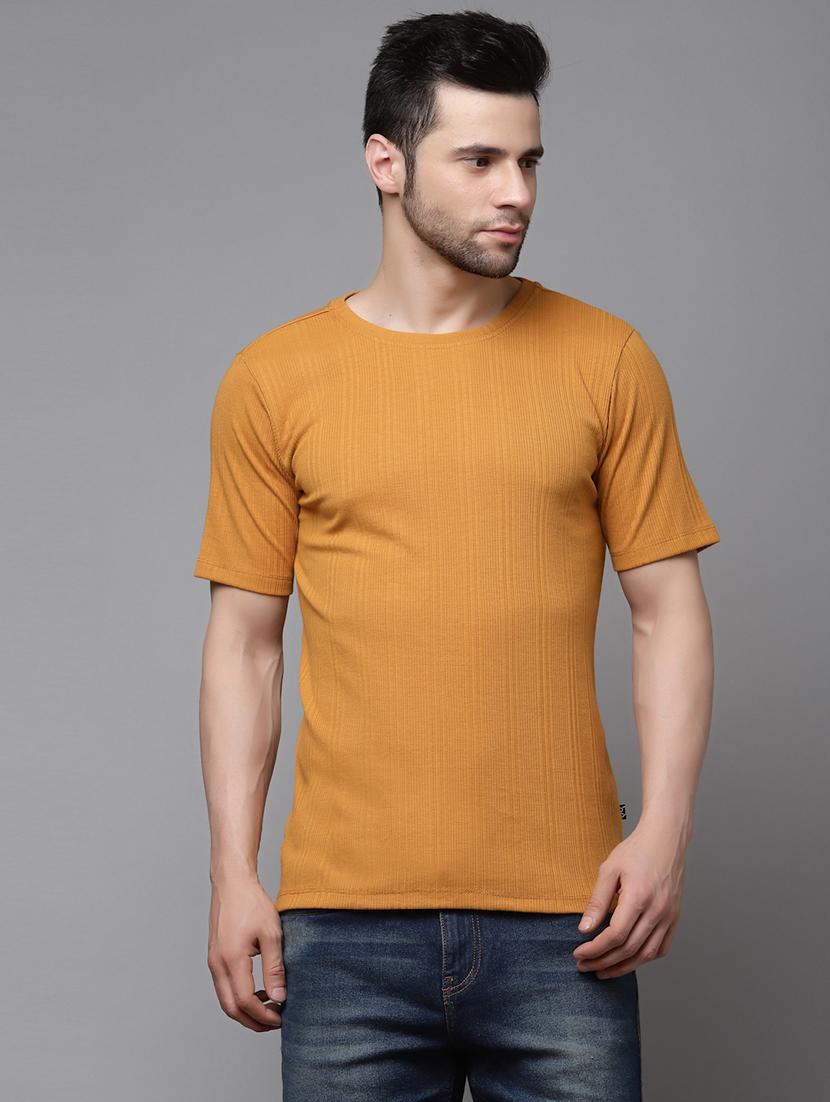 men solid short sleeves plain t-shirt - 21143792 - Zoom Image - 0