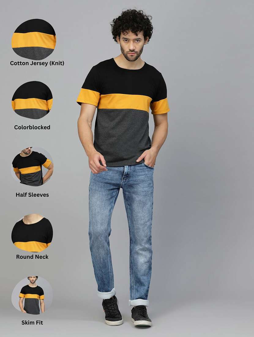 men round neck short sleeves t-shirt - 21143874 -  Standard Image - 7