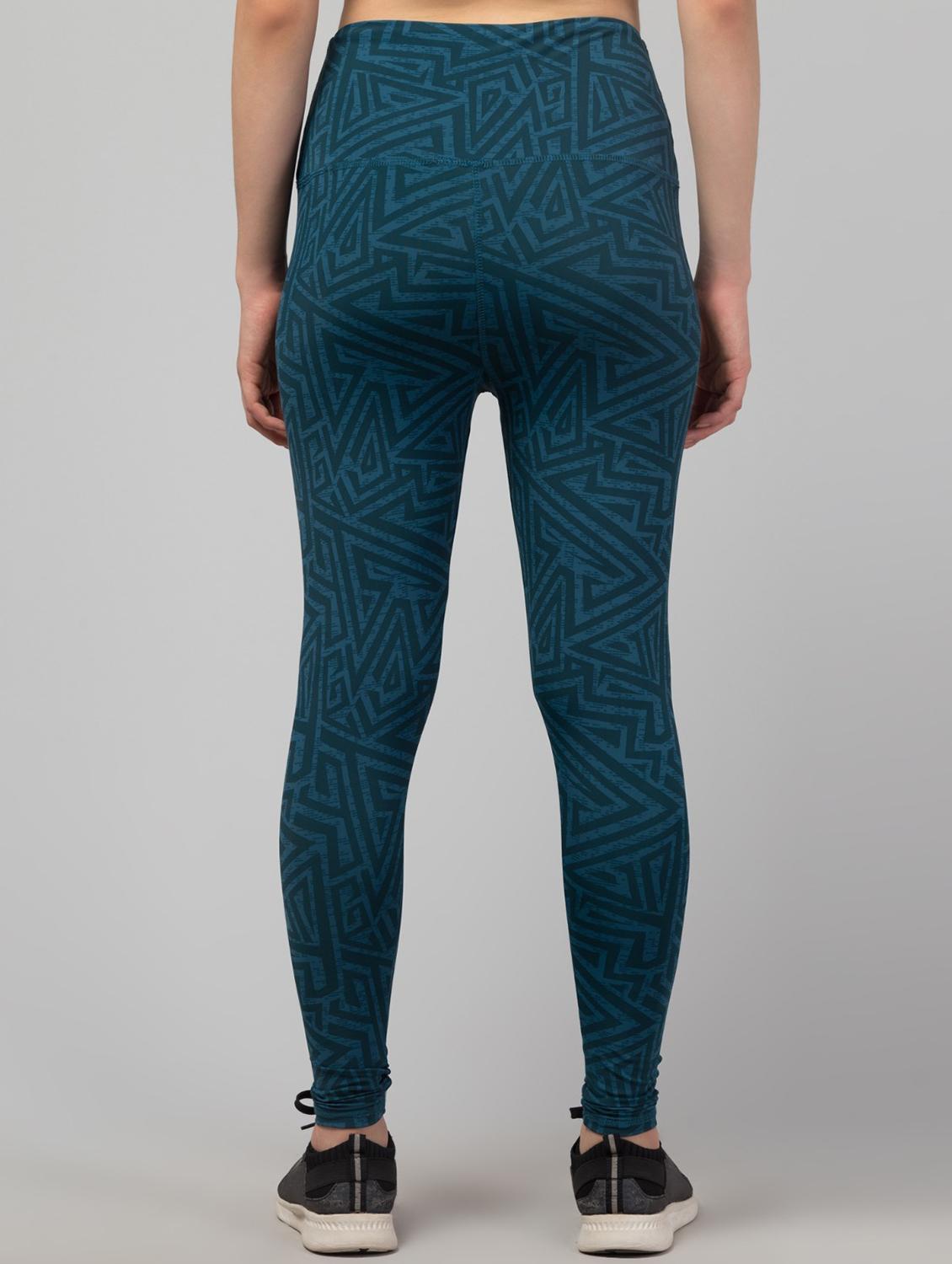 green printed sports track pant - 21145071 - Standard Image - 2