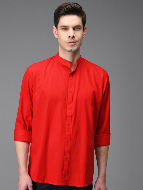 men long sleeves solids casual shirts - 21145161 -  Standard Image - 0