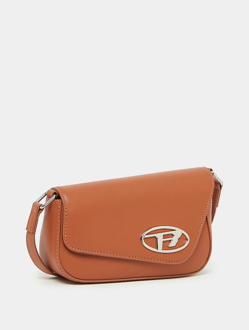 women brown polyester solids sling bag - 21145178 -  Standard Image - 0