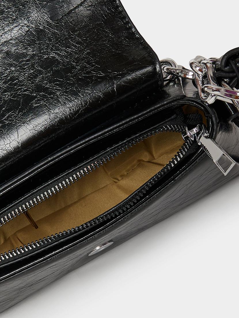 black textured handbag - 21145180 - Standard Image - 2