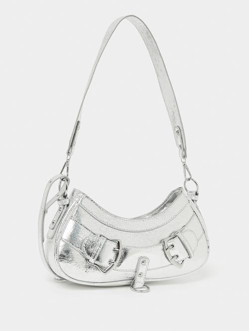 women textured leather handbag - 21145185 - Standard Image - 0