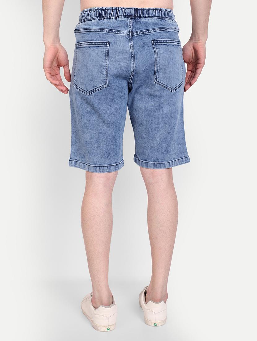 men light blue denim shorts - 21145248 - Standard Image - 2