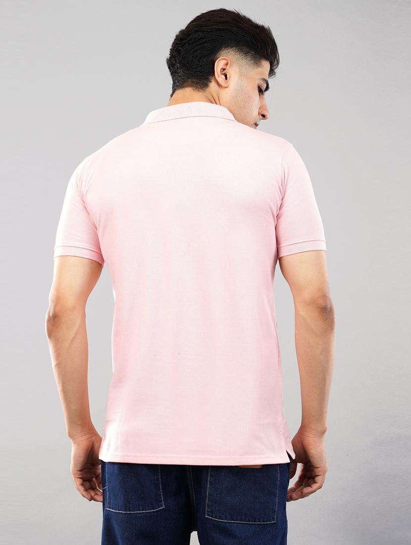 pink front printed polo t-shirt - 21145279 - Standard Image - 2
