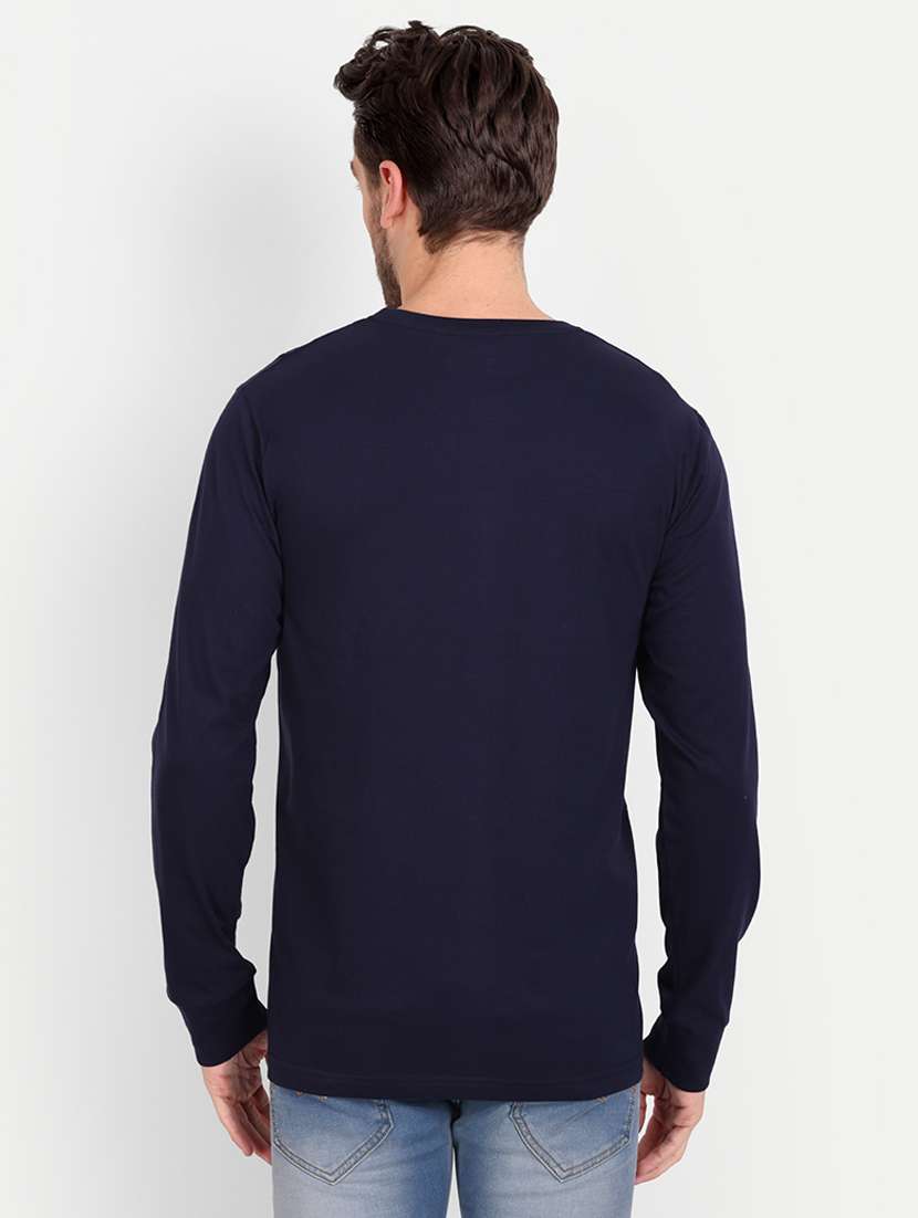 men long sleeves round neck t-shirt - 21145292 -  Standard Image - 2