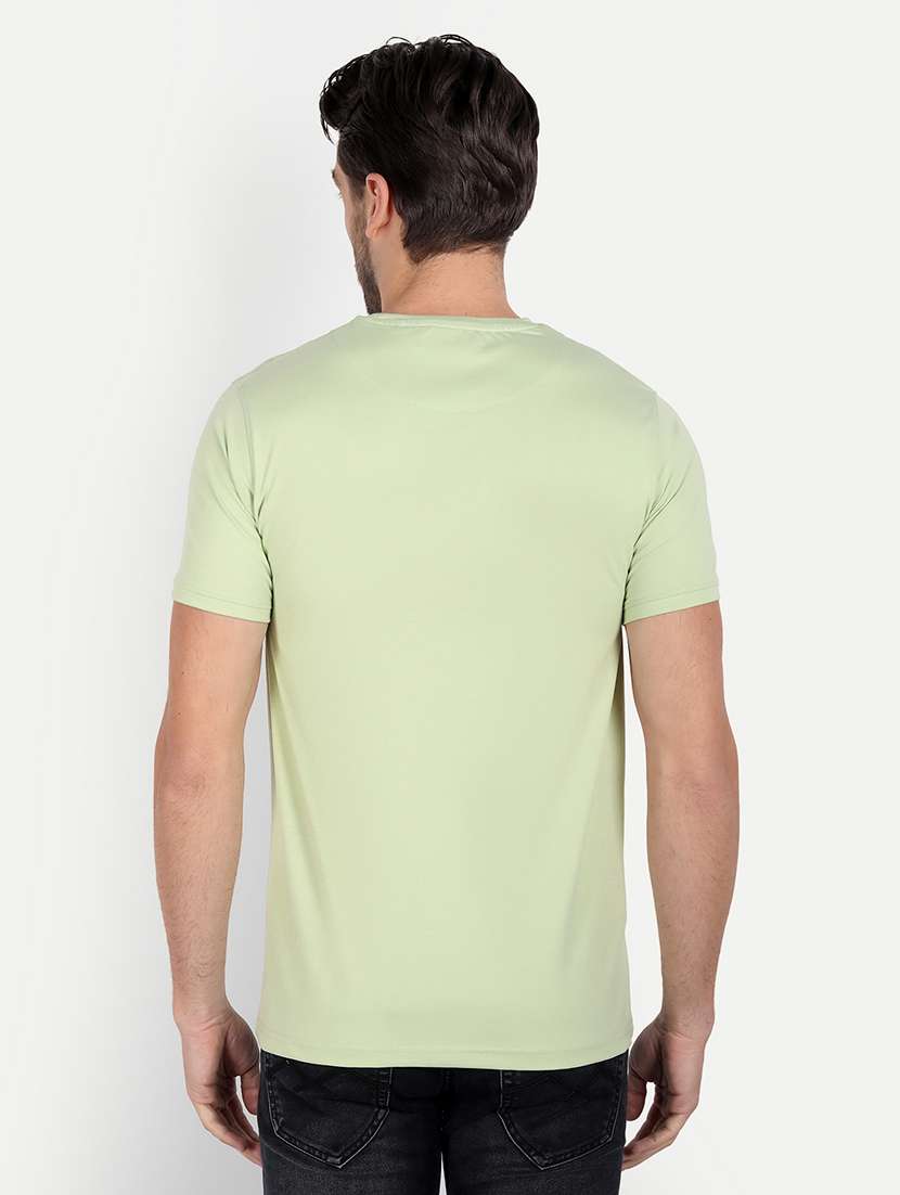 men solid round neck t-shirt - 21145303 - Standard Image - 2