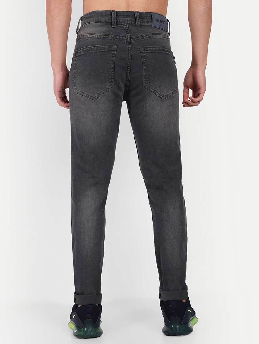 solid grey denim jeans - 21145351 - Standard Image - 2