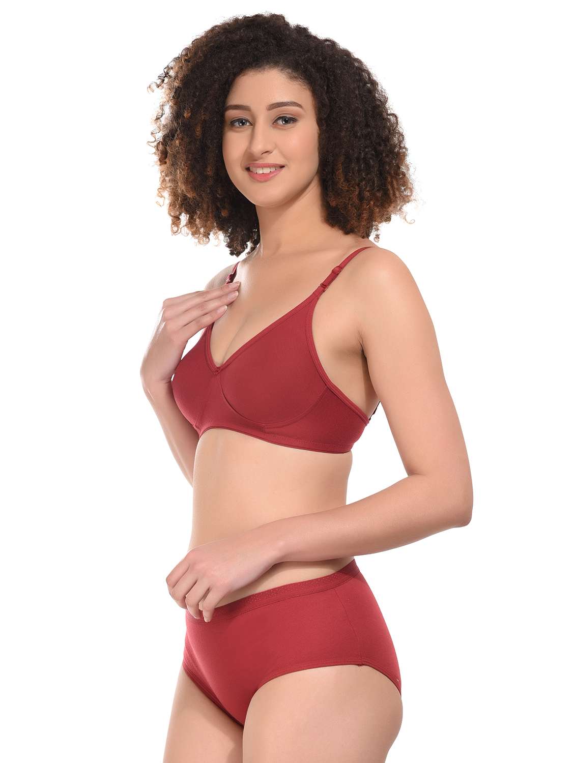 pack of 2 multi coloured hosiery bra and panty set - 21145550 -  Standard Image - 2