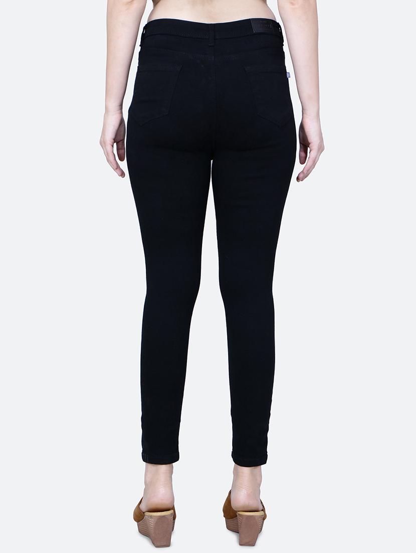 solid black denim jeans - 21145734 - Standard Image - 2