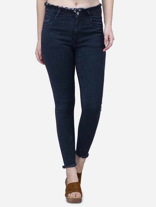 solid grey denim jeans - 21145776 - Standard Image - 0