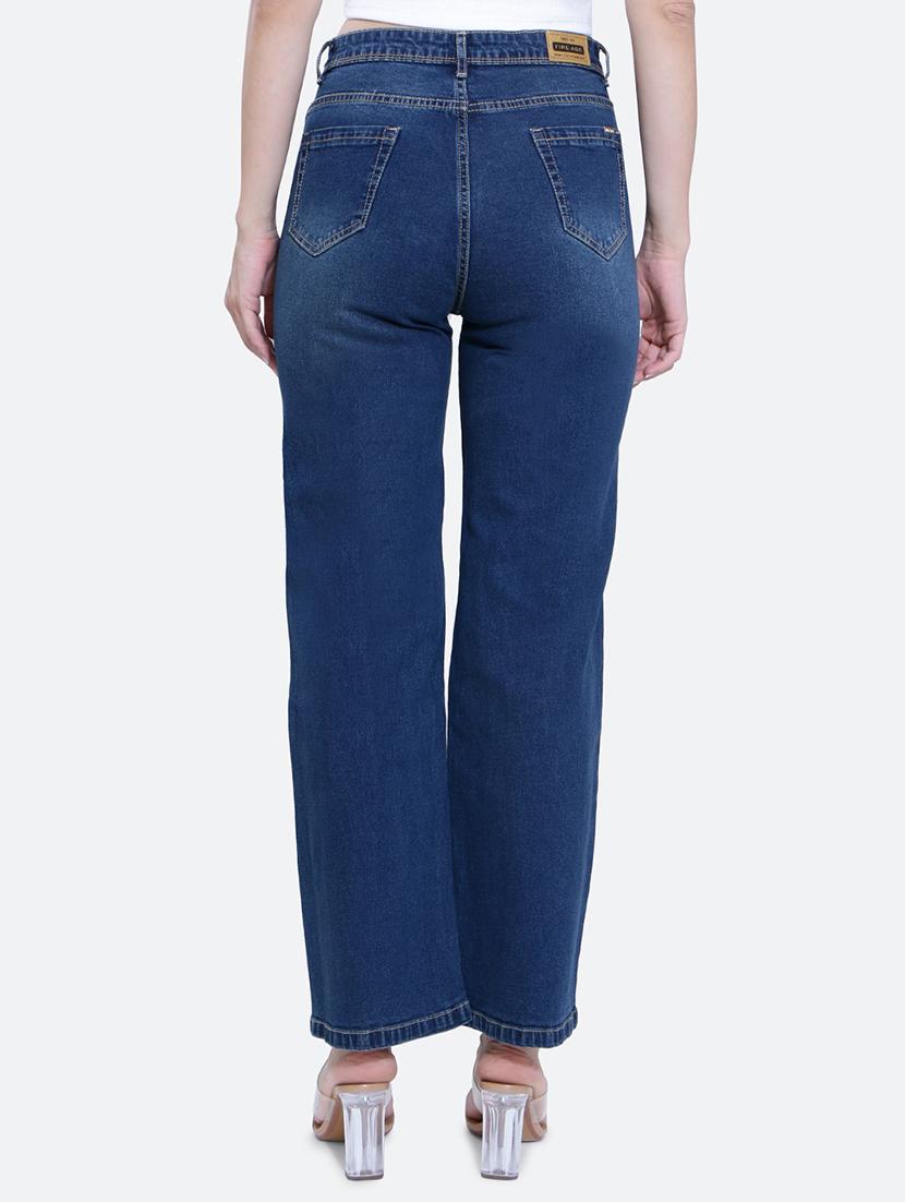solid blue denim jeans - 21145875 - Standard Image - 2