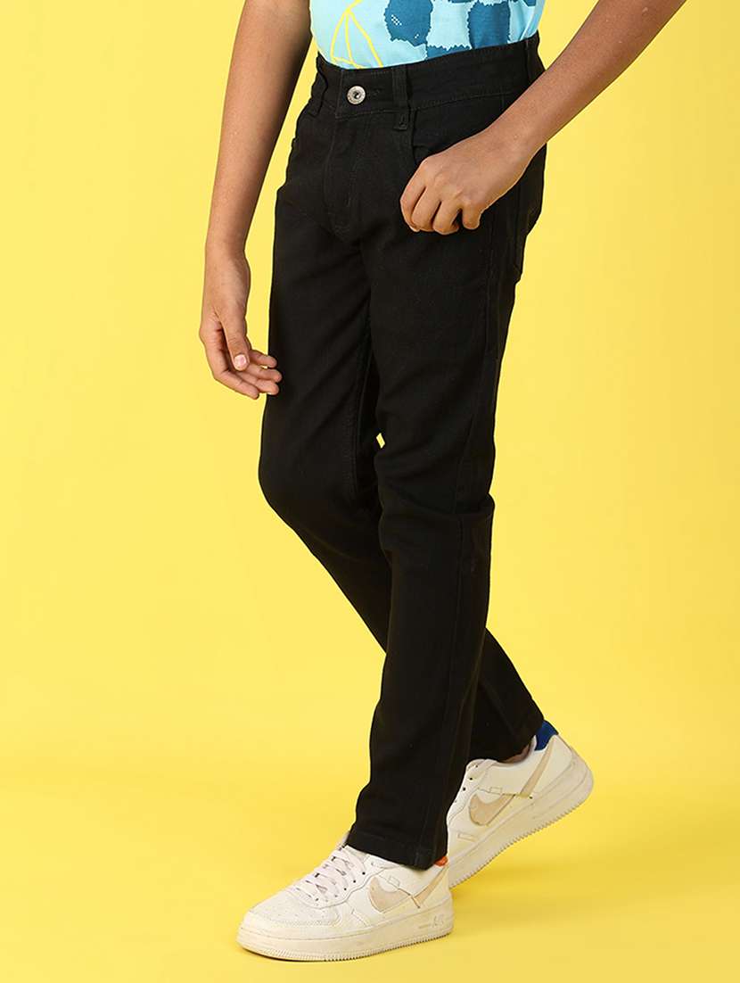 boys black denim plain jean - 21148254 -  Standard Image - 2
