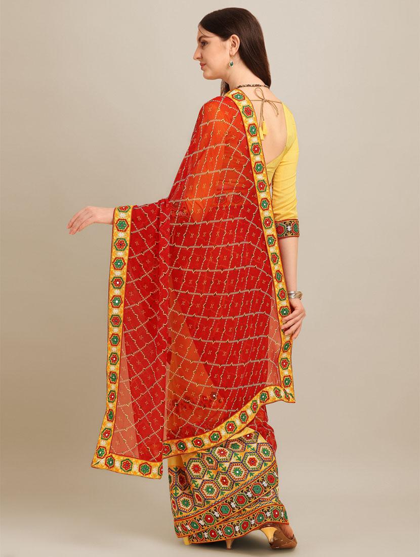 multi colored embroidered saree - 21148654 - Standard Image - 2
