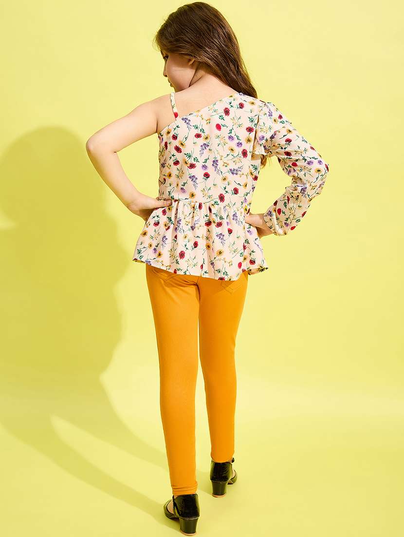 girls floral printed full length set - 21150523 - Standard Image - 2