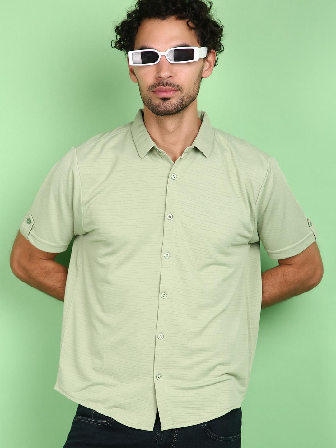 green cotton front print tshirt - 21151242 - Standard Image - 2