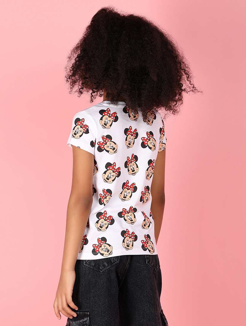 girls white printed regular tee - 21151775 -  Standard Image - 2