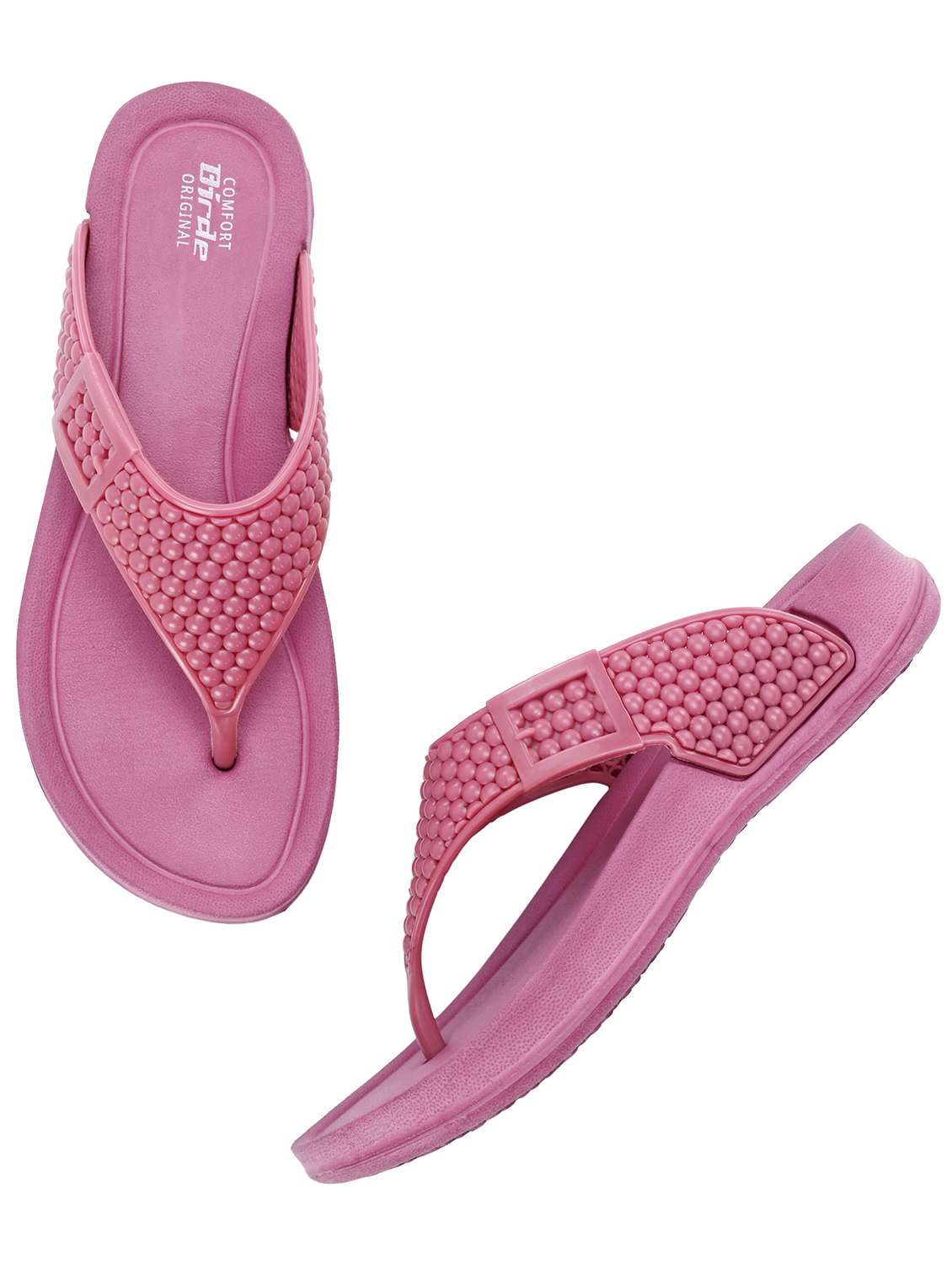women solid toe separator slipper - 21153312 - Standard Image - 2