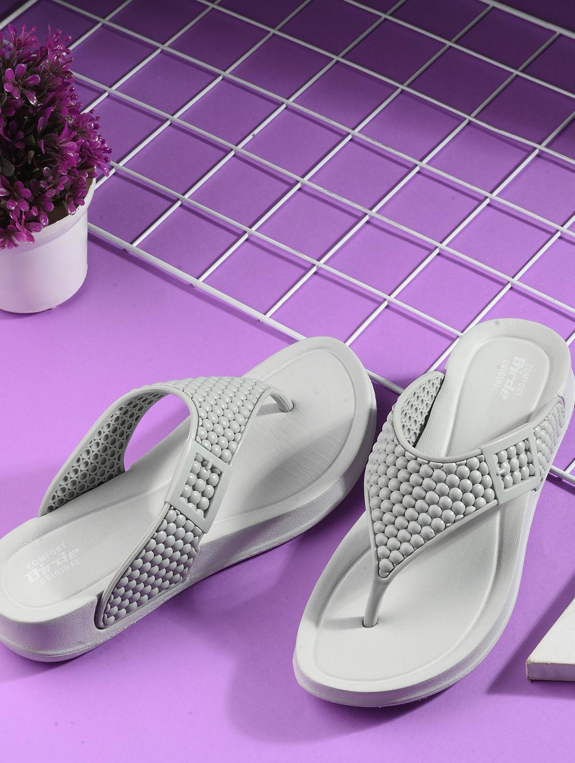 solid grey slippers - 21153313 - Zoom Image - 0