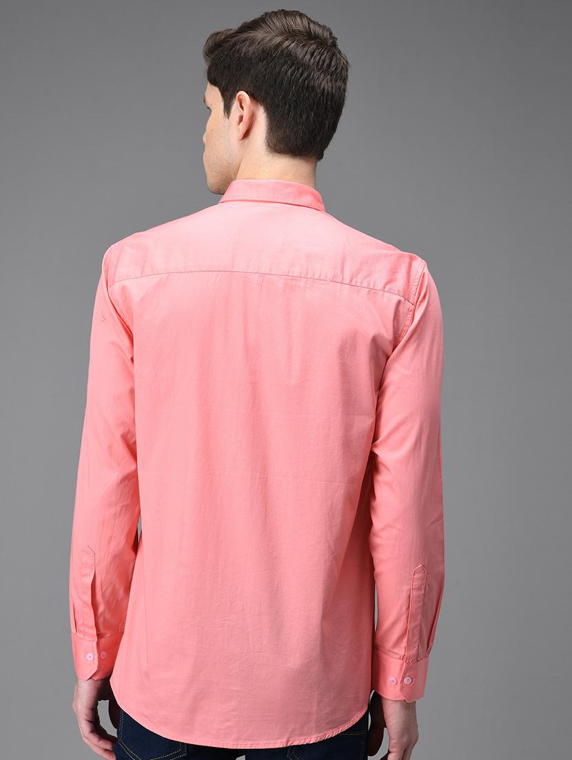 men solid cotton casual shirt - 21153408 - Standard Image - 2