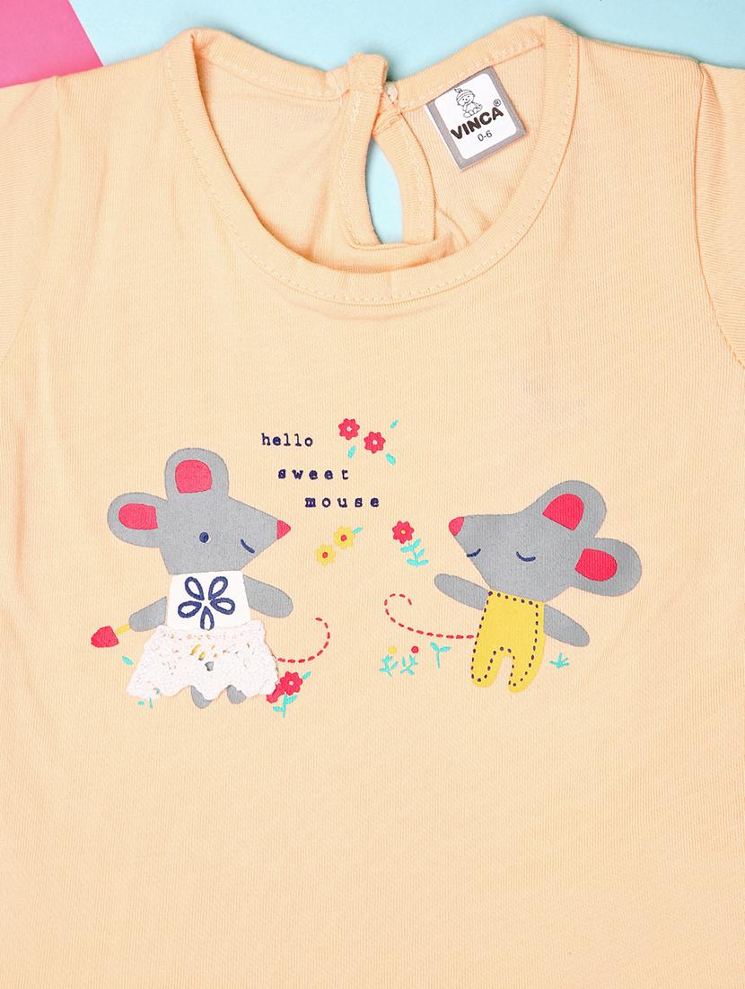 kids printed t-shirt and pajama set - 21153592 - Standard Image - 2