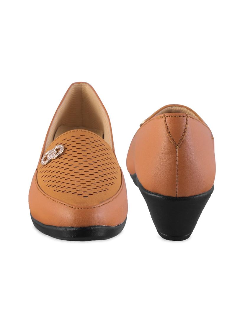 tan brown slip on casual shoes - 21154415 - Standard Image - 2