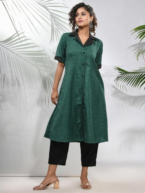 women self design a-line kurta - 21157692 -  Standard Image - 0