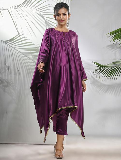 women solid color kaftan kurta - 21157696 - Standard Image - 0